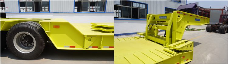 3 Line 6 Axle Lowboy Detachable Gooseneck Trailer for Sale in Cote d'Ivoire