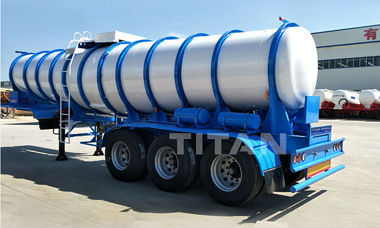 Tri Axle 23CBM Sulfuric Acid Tanker Trailer for Sale Price - Tongya VEHICLE
