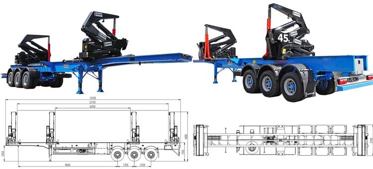 Hammar Sidelifter Trailer | Hammar Container Side Loader