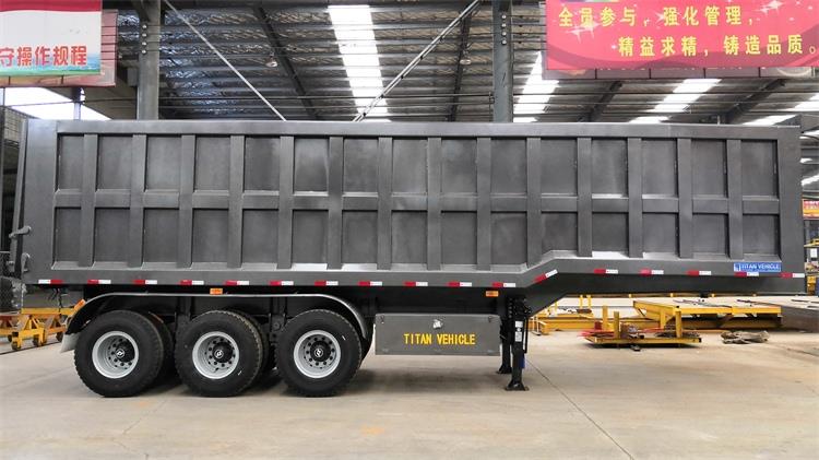 Tipper Semi Trailer Price In Nigeria | 30/50/60 Ton Tipper Tipping Trailer 40ft