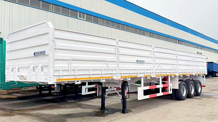 Triaxle Grain Trailer with Bulk Sides