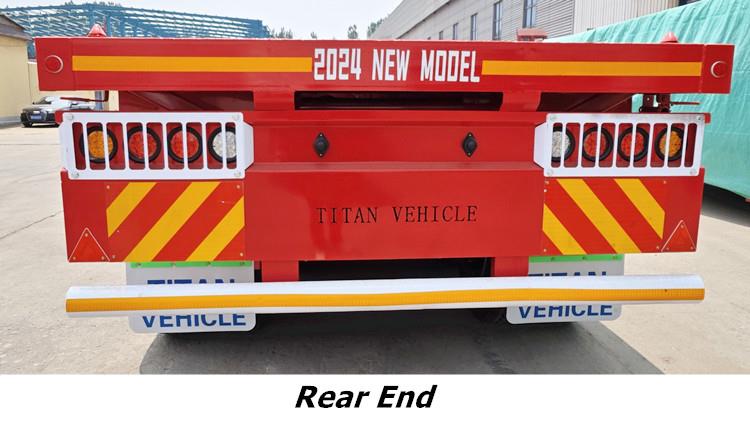 2024 Best Tri Axle Semi Flatbed Trailer on Sale in Tanzania