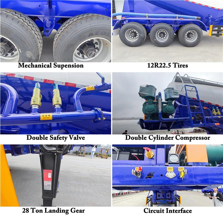 Cement Bulk Tanker Trailer for Sale In Zimbabwe Harare