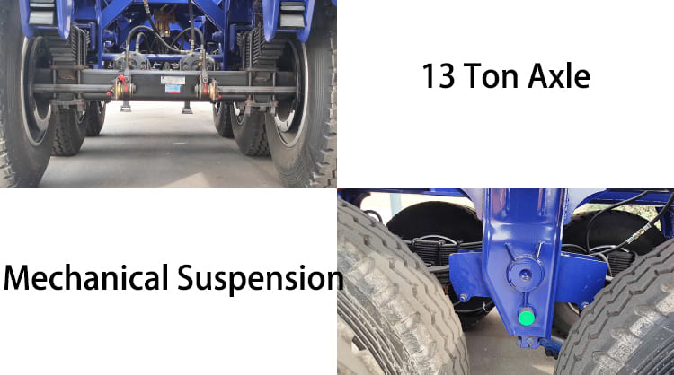 Container Side Lifter Trailer with Crane for Sale in Guyana