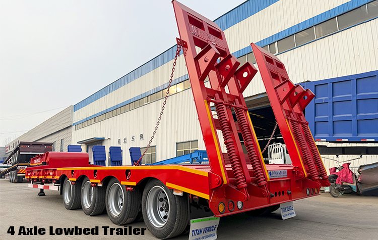 4 Axle Semi Low Loader Trailer for Sale in Tema Ghana