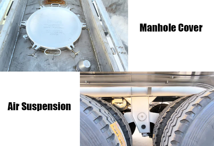 Tri Axle Stainless Steel Palm Oil Tanker Trailer for Sale in Angola