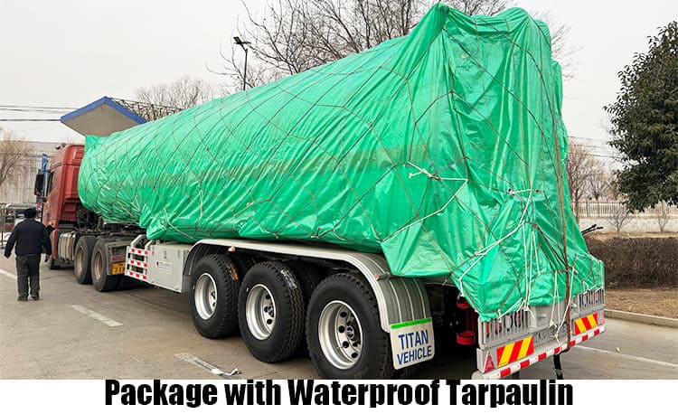 Tri Axle Stainless Steel Palm Oil Tanker Trailer for Sale in Angola