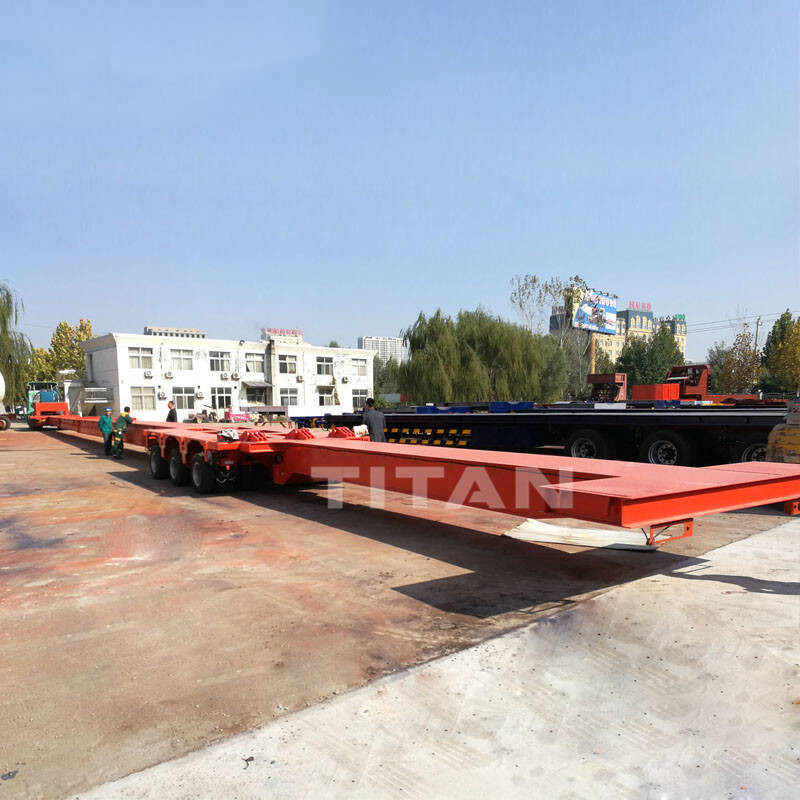 64m Extendable Modular Wind Blade Trailer