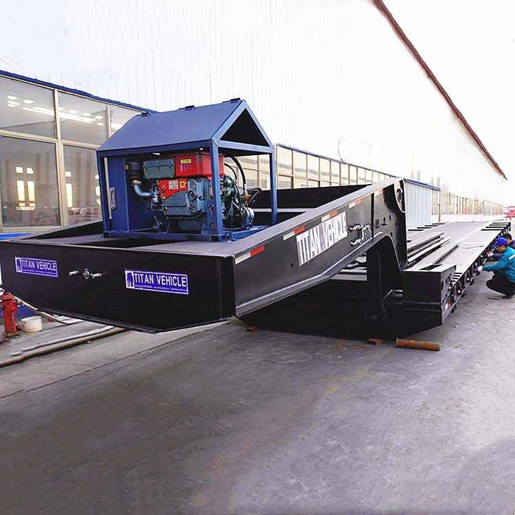 4 Axle Detachable Gooseneck Trailer with 2 Axle Dolly