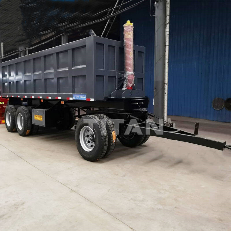 Tri Axle Dump Drawbar Trailer