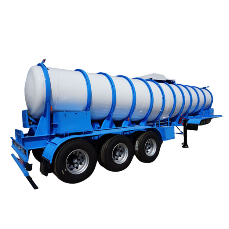 Tri Axle 23CBM Sulfuric Acid Tanker Trailer