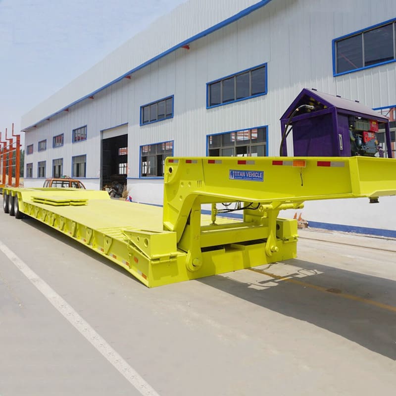 150 Ton 3 Line 6 Axle Lowboy Trailer