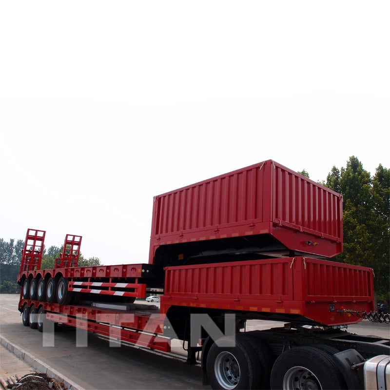 extendable lowboy trailer
