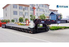 3 line 6 axle removable gooseneck trailer