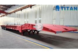 4 Axle Folding Gooseneck Trailer