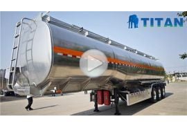 China 45k Liters Aluminum Tanker Trailer