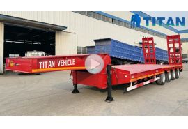 4 Axle 100 Ton Lowbed Trailer