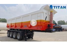 4 Axle Dump Semi Trailer