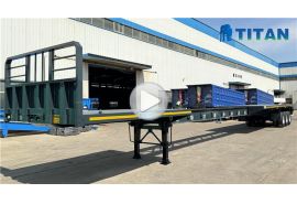 3 Axle Extendable Flatbed Trailer