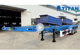 Gooseneck container chassis